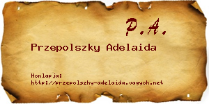 Przepolszky Adelaida névjegykártya